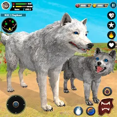 Взломанная Wild Wolf Simulator Games  [МОД Все открыто] - последняя версия apk на Андроид