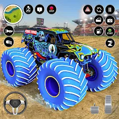 Скачать взлом Extreme Monster Truck Game 3D (Монстр Трак Экстремальные Игры)  [МОД Menu] - последняя версия apk на Андроид