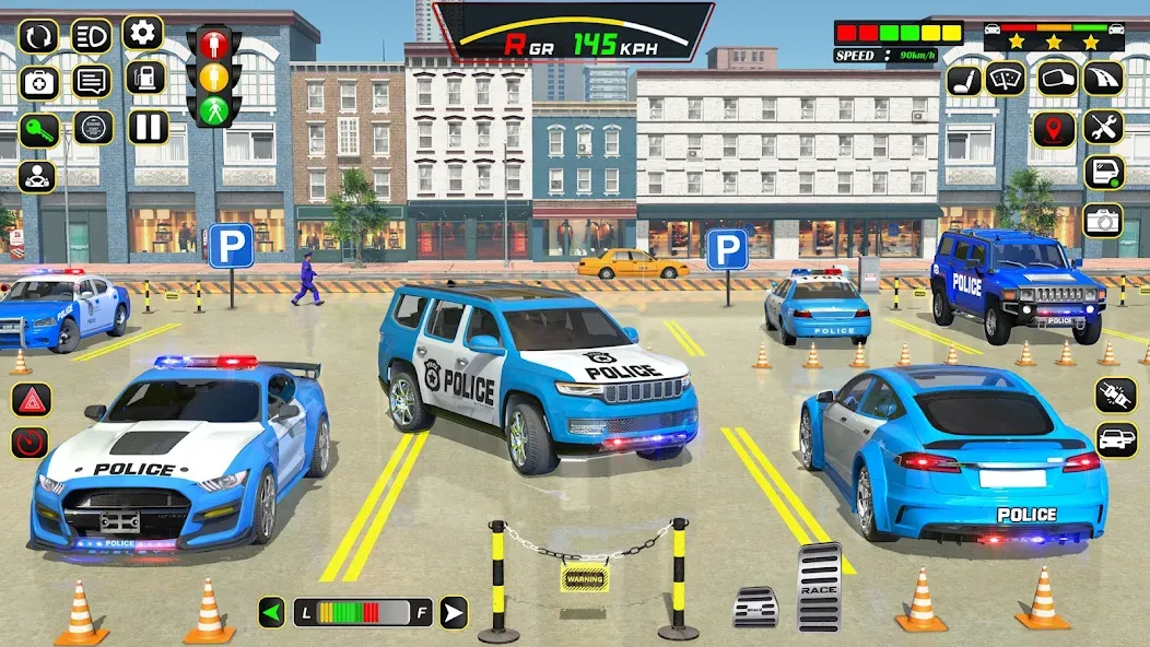 Police Car Driving School Game (Полицейская школа вождения автомобилей)  [МОД Mega Pack] Screenshot 5