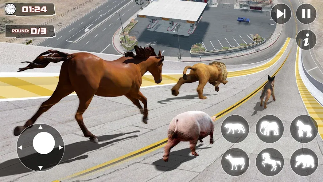 GT Animal 3D: Racing Game (Анимал Симулятор 3D)  [МОД Много монет] Screenshot 1