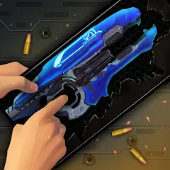 Скачать взлом Gun Simulator 3D & Time Bomb  [МОД Mega Pack] - полная версия apk на Андроид