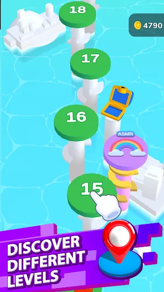 Helix Jump (Хеликс Джамп)  [МОД Menu] Screenshot 3