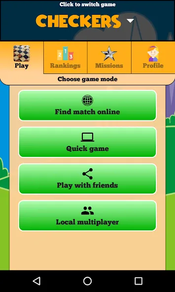 Checkers Online - Duel friends (Чеккерс Онлайн)  [МОД Много денег] Screenshot 3