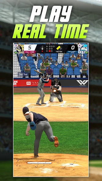 Baseball Play: Real-time PVP (Бейсбольная игра)  [МОД Бесконечные деньги] Screenshot 1