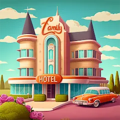 Скачать взлом Merge Hotel: Family Story Game (Мердж Отель)  [МОД Menu] - последняя версия apk на Андроид