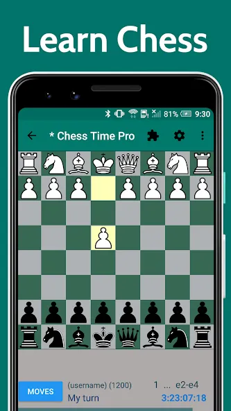 Chess Time - Multiplayer Chess (Чесс Тайм)  [МОД Много денег] Screenshot 1