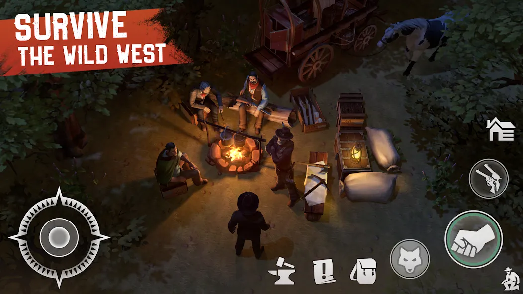 Westland Survival: Cowboy Game (Вестланд Сурвайвал)  [МОД Menu] Screenshot 3