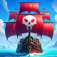 Взлом Pirate Ships・Build and Fight  [МОД Mega Pack] - последняя версия apk на Андроид