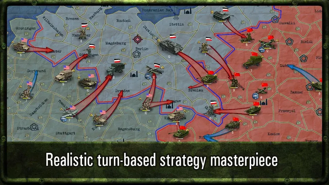 Strategy & Tactics: WW2  [МОД Много монет] Screenshot 1