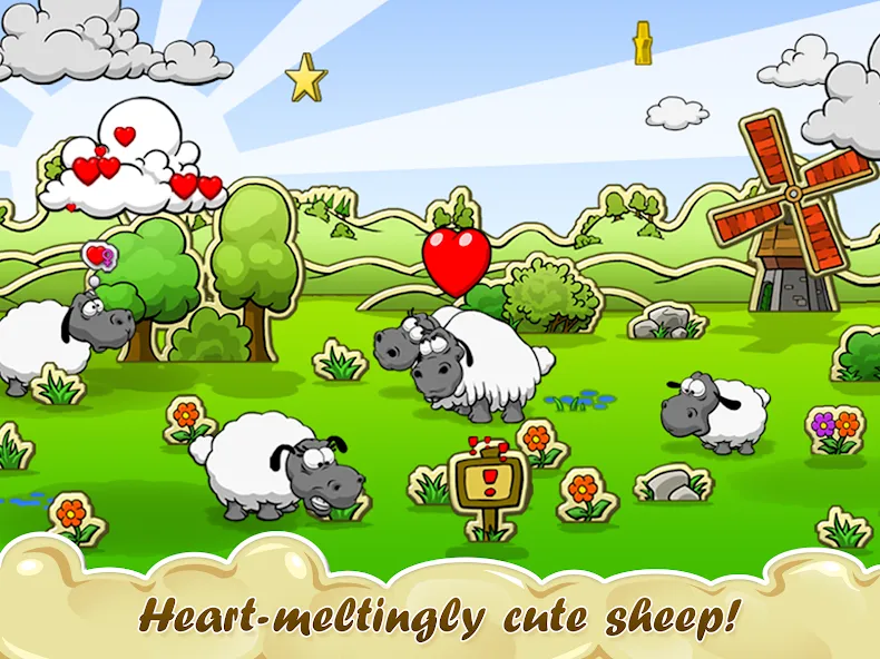 Clouds & Sheep  [МОД Бесконечные монеты] Screenshot 1