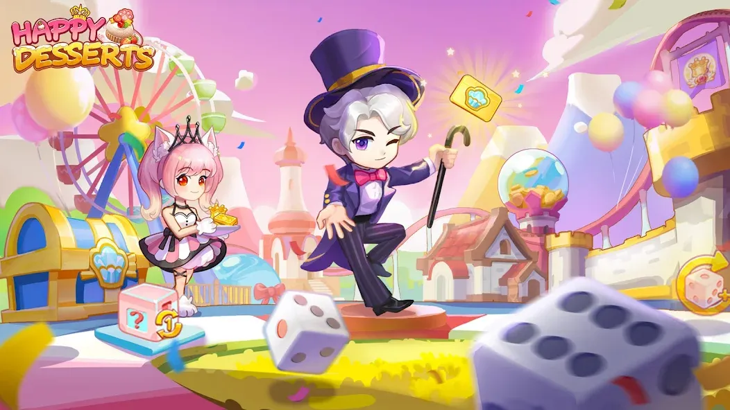 Happy Desserts！  [МОД Unlimited Money] Screenshot 1