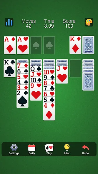 Classic Solitaire - Klondike (Солитер Клондайк Классик)  [МОД Menu] Screenshot 5