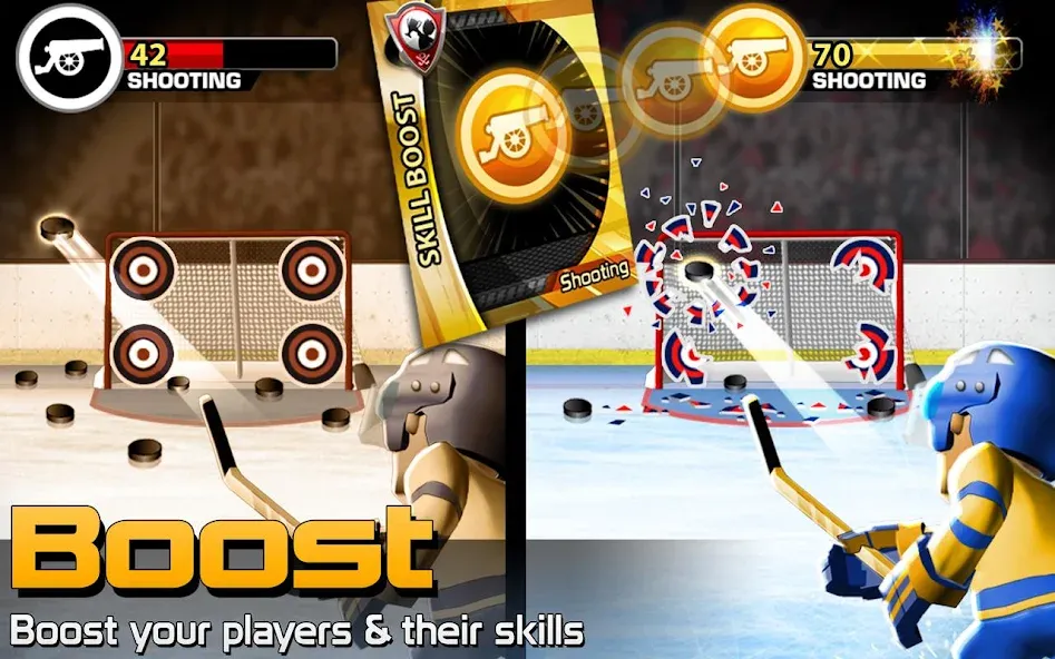 BIG WIN Hockey (БИГ ВИН Хоккей)  [МОД Меню] Screenshot 2