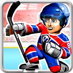 Взломанная BIG WIN Hockey (БИГ ВИН Хоккей)  [МОД Меню] - полная версия apk на Андроид