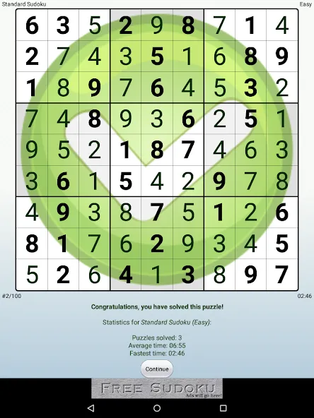 Droidoku - Andoku Puzzle (Дроидоку)  [МОД Много денег] Screenshot 3