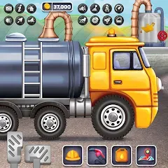 Скачать взлом Oil Tanker Truck Games  [МОД Mega Pack] - последняя версия apk на Андроид