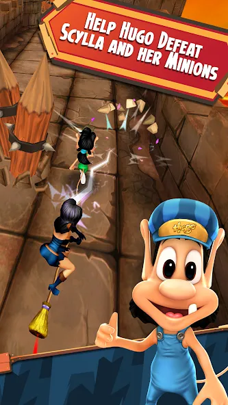 Hugo Troll Race 2: Rail Rush (Хуго Тролл Гонка 2)  [МОД Много денег] Screenshot 3