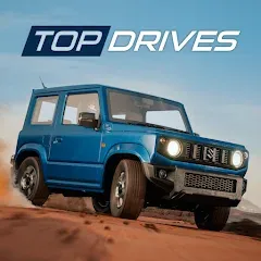 Взломанная Top Drives – Car Cards Racing  [МОД Mega Pack] - полная версия apk на Андроид