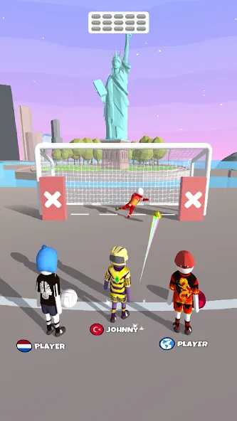 Goal Party - Soccer Freekick (Гоал Парти)  [МОД Все открыто] Screenshot 2