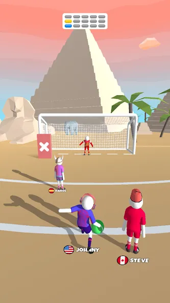 Goal Party - Soccer Freekick (Гоал Парти)  [МОД Все открыто] Screenshot 3