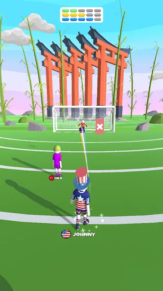 Goal Party - Soccer Freekick (Гоал Парти)  [МОД Все открыто] Screenshot 4