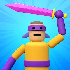 Взлом Ragdoll ninja: Imposter hero (Рагдолл Ниндзя)  [МОД Mega Pack] - полная версия apk на Андроид