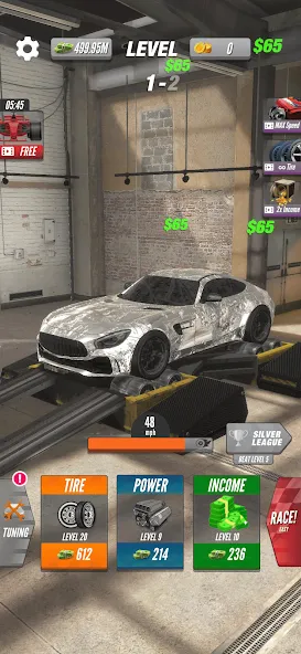 Dyno 2 Race - Car Tuning (Дино 2 Гонка)  [МОД Много денег] Screenshot 3