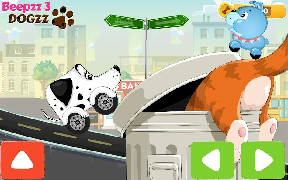 Racing games for kids - Dogs  [МОД Menu] Screenshot 3