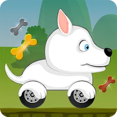 Взломанная Racing games for kids - Dogs  [МОД Menu] - последняя версия apk на Андроид