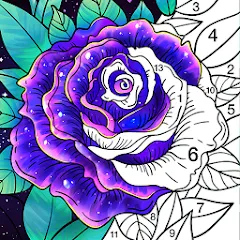 Взломанная Coloring Book: Color by Number (Колоринг Бук)  [МОД Много денег] - стабильная версия apk на Андроид