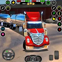 Взлом US Truck Driving Cargo Game 3D (Американский грузовик водителя)  [МОД Бесконечные монеты] - последняя версия apk на Андроид