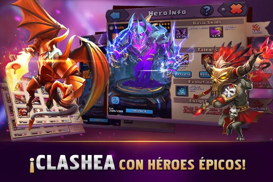 Clash of Lords 2: Español (Клэш оф Лордс 2)  [МОД Все открыто] Screenshot 2