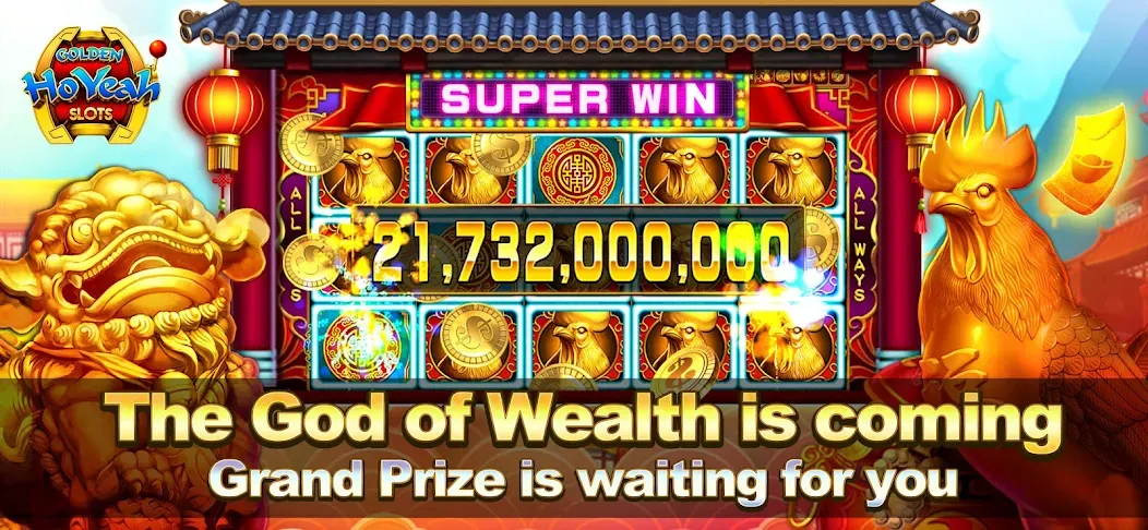 Golden HoYeah- Casino Slots (Голден ХоЯй)  [МОД Много монет] Screenshot 1