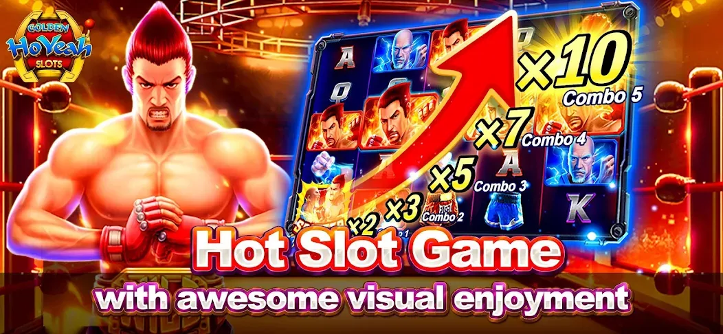 Golden HoYeah- Casino Slots (Голден ХоЯй)  [МОД Много монет] Screenshot 3