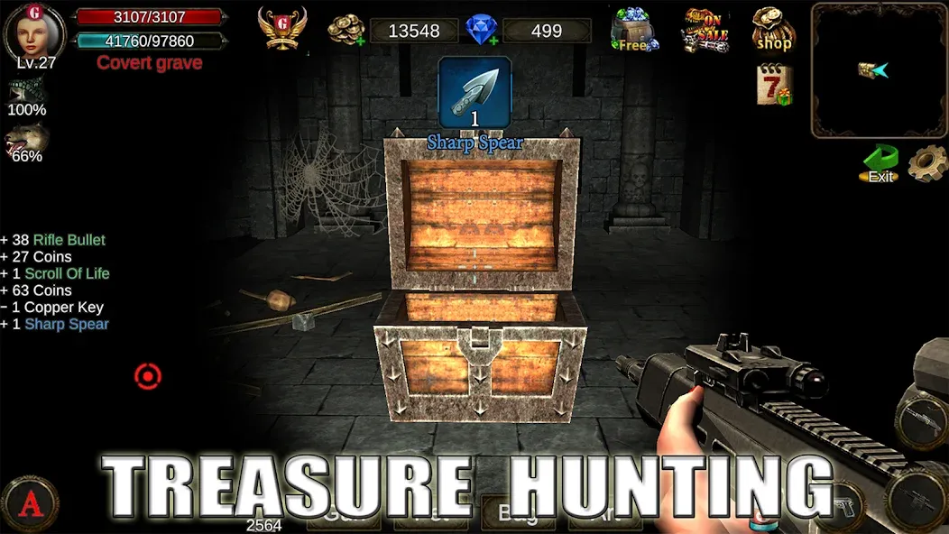 Dungeon Shooter : Dark Temple (Данжен Шутер)  [МОД Все открыто] Screenshot 4
