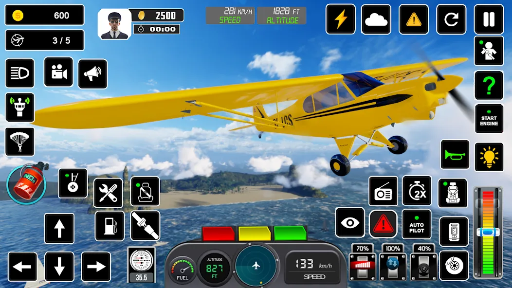 Pilot Flight Simulator Games  [МОД Unlimited Money] Screenshot 5