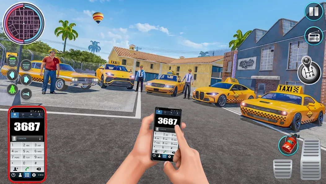 City Taxi Driving: Taxi Games  [МОД Menu] Screenshot 2