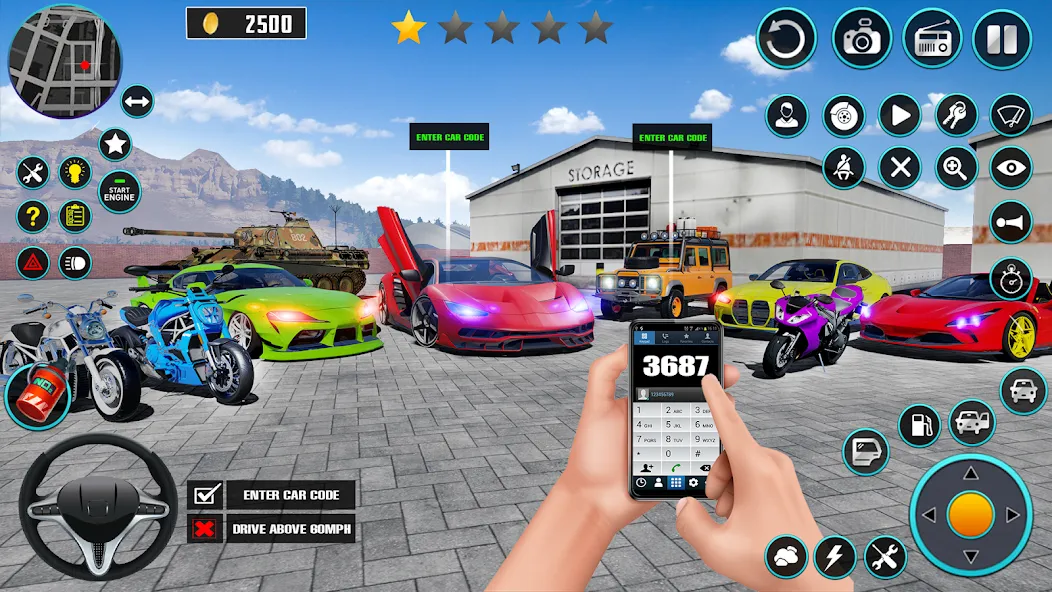 Open World Car Driving Games (Открытые мировые игры по вождению автомобиля)  [МОД Много монет] Screenshot 3