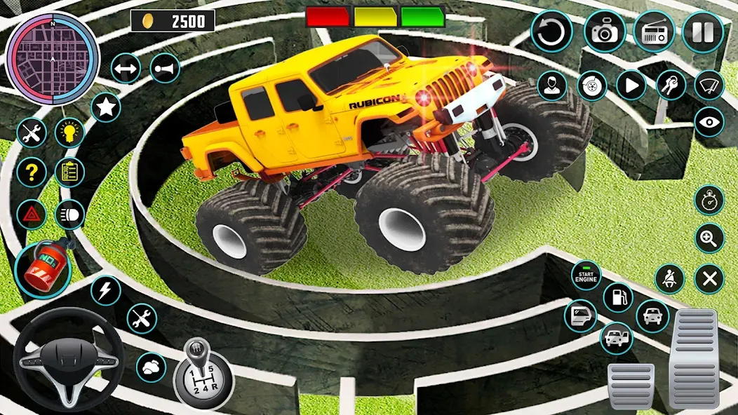 Monster Truck Maze Puzzle Game  [МОД Mega Pack] Screenshot 2