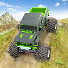 Взломанная Monster Truck Off Road Racing  [МОД Mega Pack] - полная версия apk на Андроид