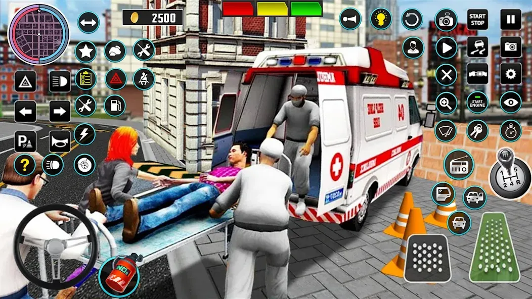 Heli Ambulance Simulator Game  [МОД Много монет] Screenshot 5