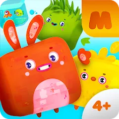 Скачать взломанную Cutie Cubies  [МОД Бесконечные деньги] - полная версия apk на Андроид