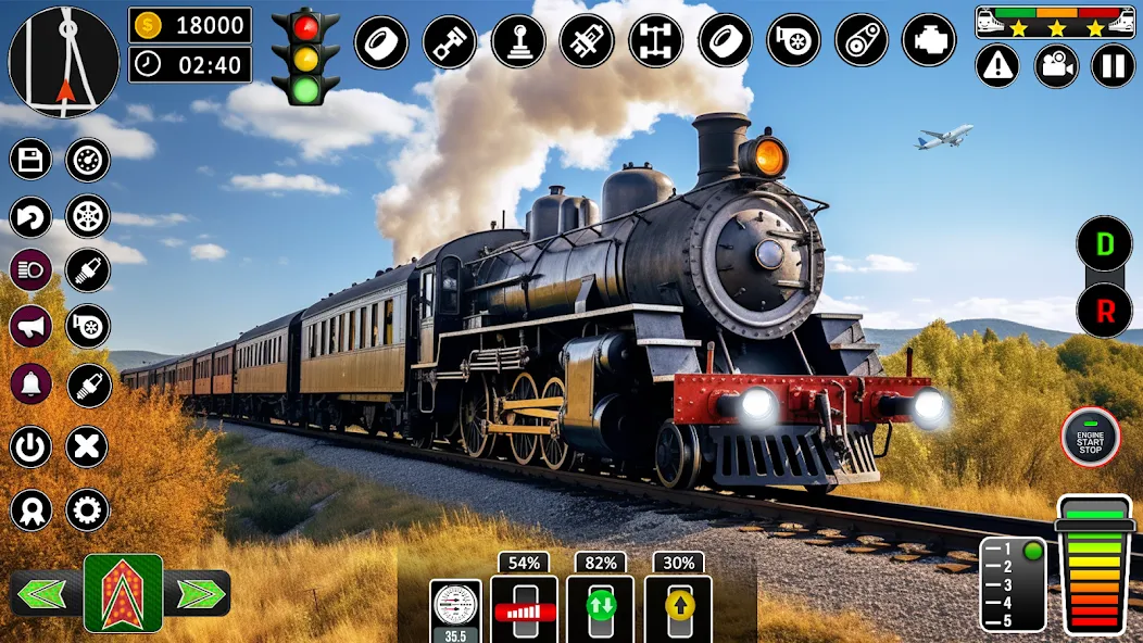 City Train Games Driver Sim 3D  [МОД Mega Pack] Screenshot 3