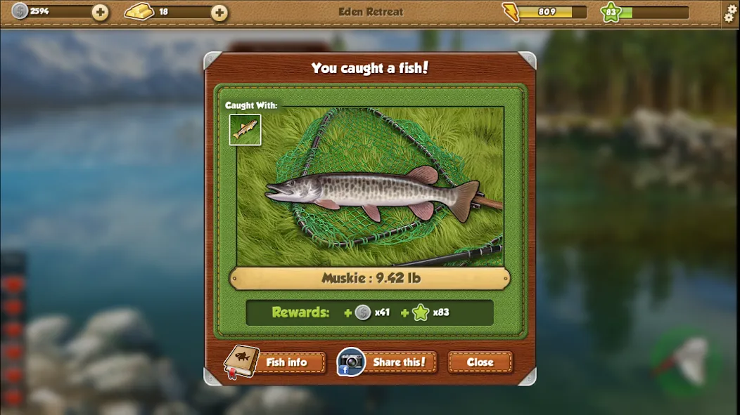 Fishing World (Фишинг Ворлд)  [МОД Бесконечные деньги] Screenshot 2