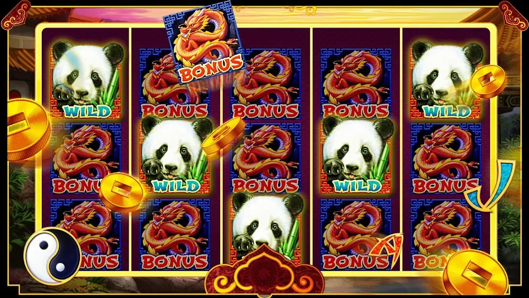 Panda Slots (Панда Слоты)  [МОД Много денег] Screenshot 4