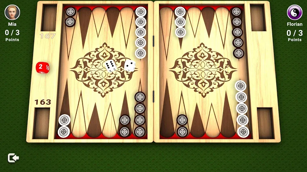 Backgammon -  Board Game  [МОД Много денег] Screenshot 1