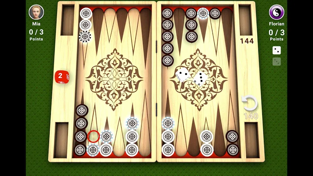 Backgammon -  Board Game  [МОД Много денег] Screenshot 5