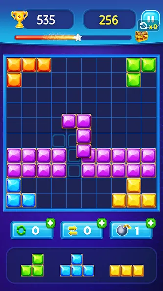 Block Puzzle - Gem Block (Блокпазл блокголоволомка)  [МОД Mega Pack] Screenshot 3