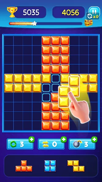 Block Puzzle - Gem Block (Блокпазл блокголоволомка)  [МОД Mega Pack] Screenshot 5