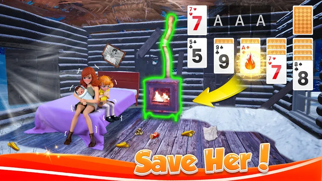 Solitaire Home Design (Солитер Хоум Дизайн)  [МОД Mega Pack] Screenshot 1